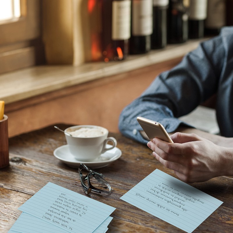 Mr. Pen- Pastel 3" x 5", 180 Lined Index Cards,