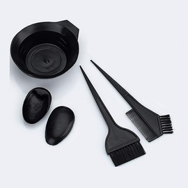 Juego de brochas y tazones de color para teñir el cabello, kit de tazón de mezcla de cepillo de color de cabello, herramientas perfectas para teñir el