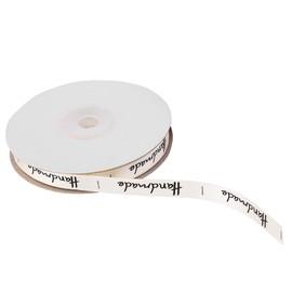 Cinta de algodón de 20 Yardas, 1 cm de Ancho Hecho A Mano Carta Cinta de algodón Presente Paquete Envoltura de satén para de artesanía Envoltura de Flores para el