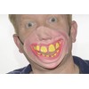 PROtastic Funny Latex Half Face Mask with Big Teeth Grinning