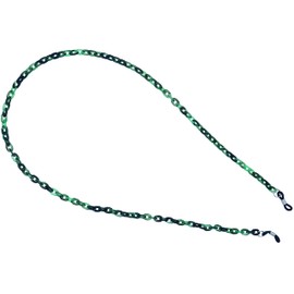 GoOptical Mottle Fade Acrylic Glasses Chain Eyewear Holder 8mm x 6mm (Jade Fade)