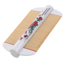 VICASKY Double Sided Bamboo Comb for Dandruff Removal Lightweight Grooming Tool for Fine Thin Hair Travel Friendly Detangler Comb for Pets Ergonomic Design for Easy Use