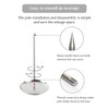 Vertical Skewer Brazilian Barbecue Skewer Stand Stainless Steel Removable Grilling