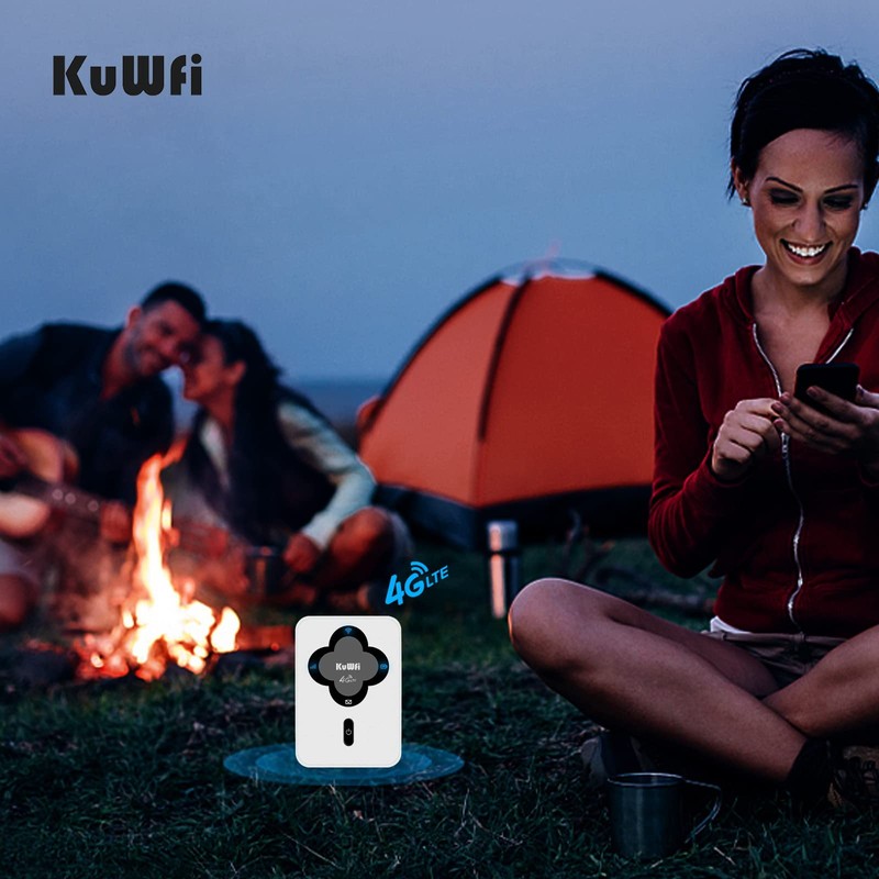 KuWFi 4G LTE Portable Wireless WiFi Router Mobile Hotspot Pocket