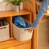 OIAHOMY 4 Pack Storage Baskets for Organizing, Cube Storage Bins