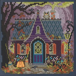 Mill Hill Haunted Cottage Beaded Counted Cross Stitch Kit 2023 Buttons & Beads Autumn MH142324