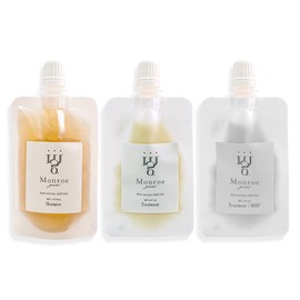 Monroe Grace 3 Days Pack Travel Set Shampoo Treatment Deep Treatment Set Beauty Hair Care Conditioner Gate Lio