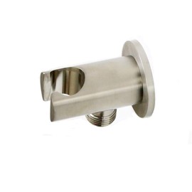 Shower Wand Holder Wall Mount,Hand Held Shower Holder with Hose Connector for Shower System Faucet Set,Handheld Shower Handle Sprayer Holder Attachment,Shower Hose Adapter, Brushed Nickel