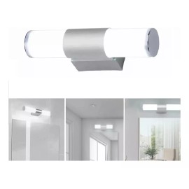 AutoWT Lampara Pared Led Para Espejo De Baño Moderna 25cm 12w