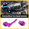 REPAIROCK Purple Car Turn Signal Extension Steering Wheel Extension Turn