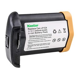 Kastar [Full Coded] LP-E4 Battery (1-Pack) 11.1V 4400mAh 48.4Wh for Canon LP-E4 LPE4 Li-ion Battery Work with Canon EOS-1D C, EOS-1D Mark III, EOS-1Ds Mark III, EOS-1D Mark IV Cameras