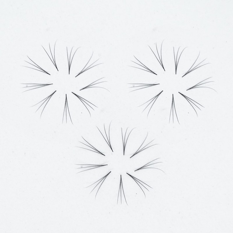 GorgeousLash 1000 Premade Lash Fans. 10D, 8D, 7D, 6D, 5D,