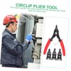 Outanaya 1 Set Multi Functional Interchangeable Circlip Pliers Tool for