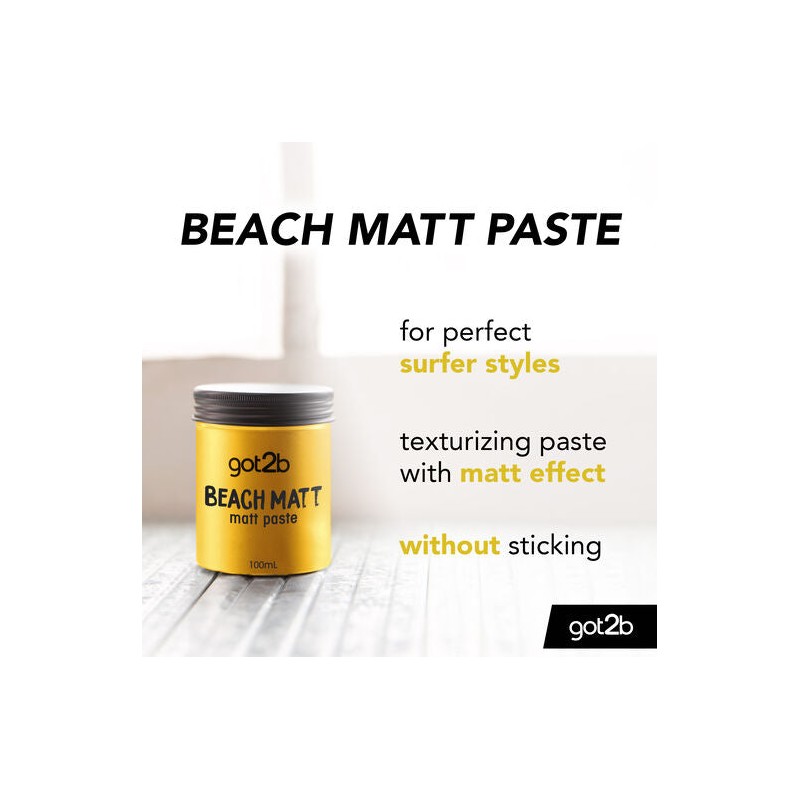Schwarzkopf Got2b Beach Matt Paste 100ml
