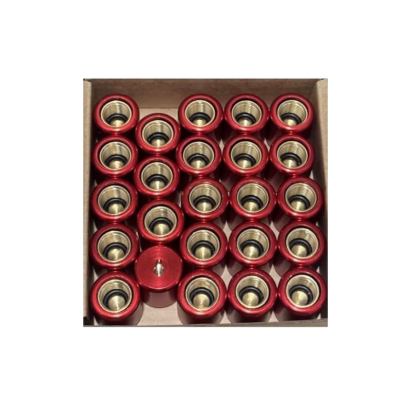 (4 Pack) 1/4 inch HVAC Locking Caps (Tool Sold Separately)