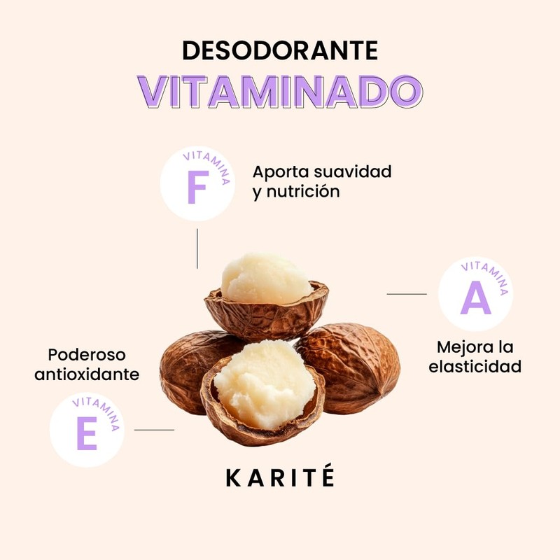 NaturalDry - Desodorante Natural para Mujer en Barra - Sin