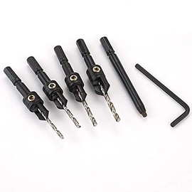 Make it Snappy Tools 4-Piece Countersinking Drill Set Compatible with Festool Centrotec Chucks