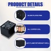 Innfeeltech 10pcs Power Relay JQC-3F 5 Pin DC 12V Mini