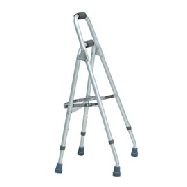 Loyoda Folding Hemi Walker, Side Style One-Arm Adult Walker, Lightweight &Adjustable Height Mobility Aid for Seniors