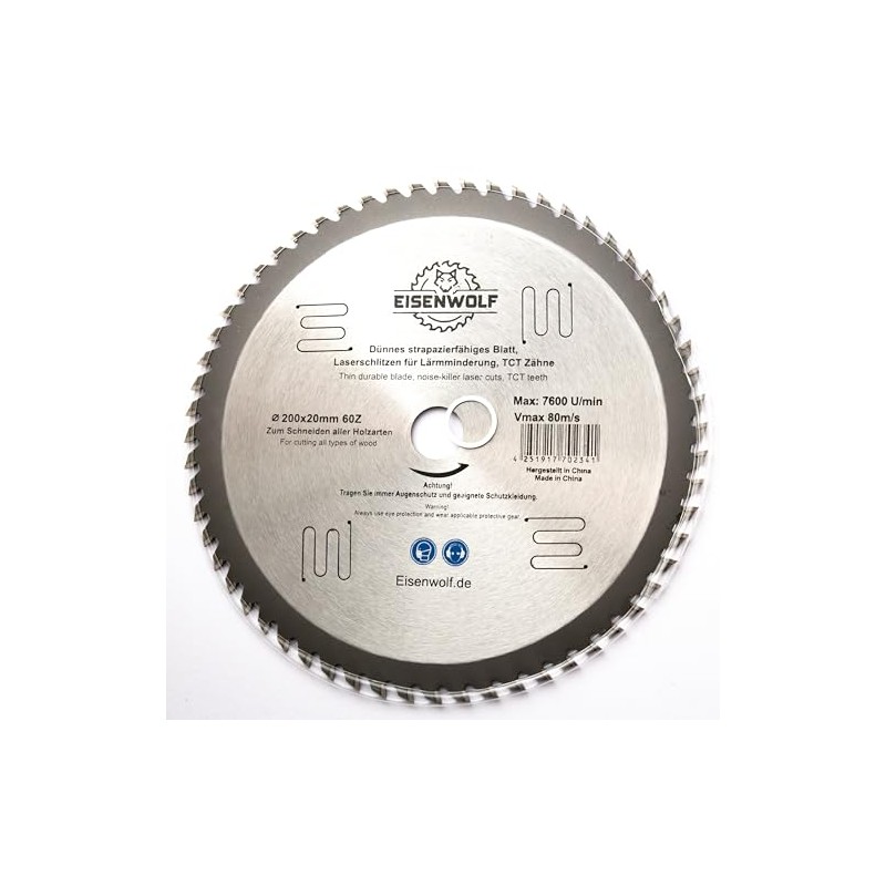 200 x 20 mm saw blade, circular saw blade for