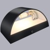 Aiilsmp 4 Pack Black Modern LED Wall Sconce Hardwired Indoor