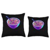 Menudo Soup Synthwave Throw Pillow