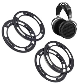 4 Pieces of Plastic Frame Headphone Plastic Parts Ear Pads Mounting Rings Compatible with Hifiman SUNDARA HE560 HE500 HE400 HE400se 400i 400S HE300 HE350 HE3 HE5 HE6 HE-4XX HE-4XXs...Headphones,Black