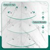 Crowye 2 Pack Glass Corner Shower Shelves 2 Tier Shelves