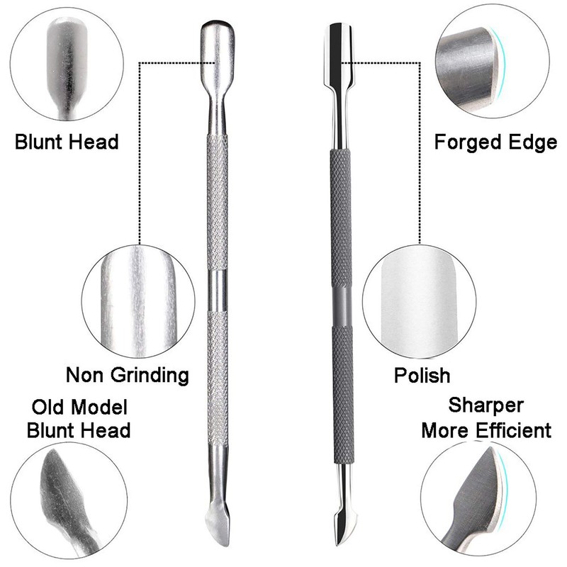 Ejiubas Cuticle Trimmer with Cuticle Pusher Cuticle Nipper Professional Grade