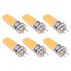 6PCS GY6.35 Bulb 5W COB Light Bulb 500lm Silicone Ceiling