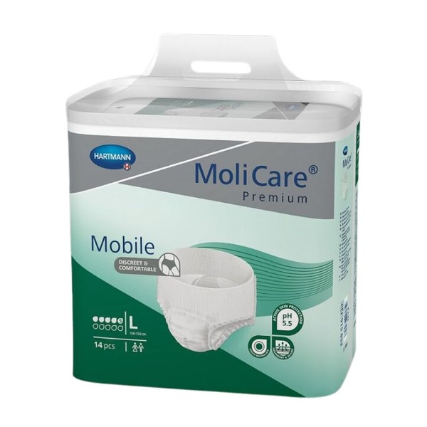 MoliCare® Premium Mobile 5 Drops - Size Large UnitCount 56