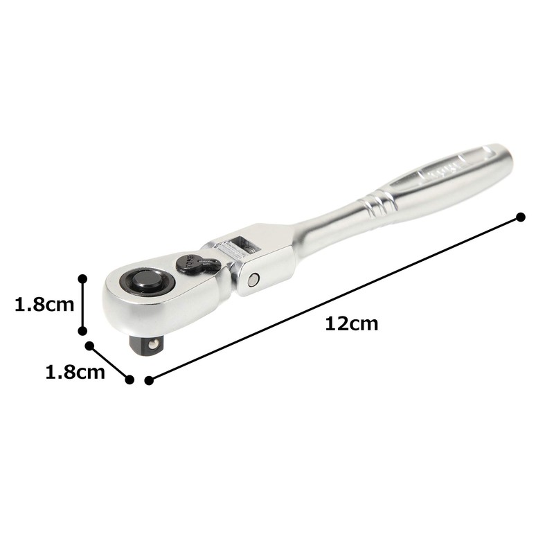 トネ(TONE) 首振ラチェットハンドル(ホールド) RH2FH 差込角6.35mm(1/4")