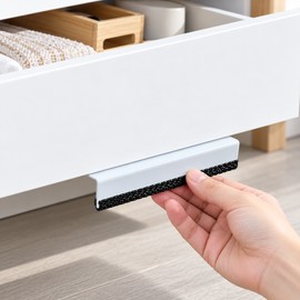Modern White Cabinet Handle Pull for Drawers – 4.72-Inch Iron Design for Easy Furniture Hardware Replacement