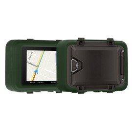 kwmobile Hülle kompatibel mit Garmin Foretrex 801/901 - Schutzhülle für GPS Handgerät in Dunkelgrün