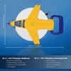 S&R Fibreglass Tape Measure/Roller Tape, 20 m / 66 ft