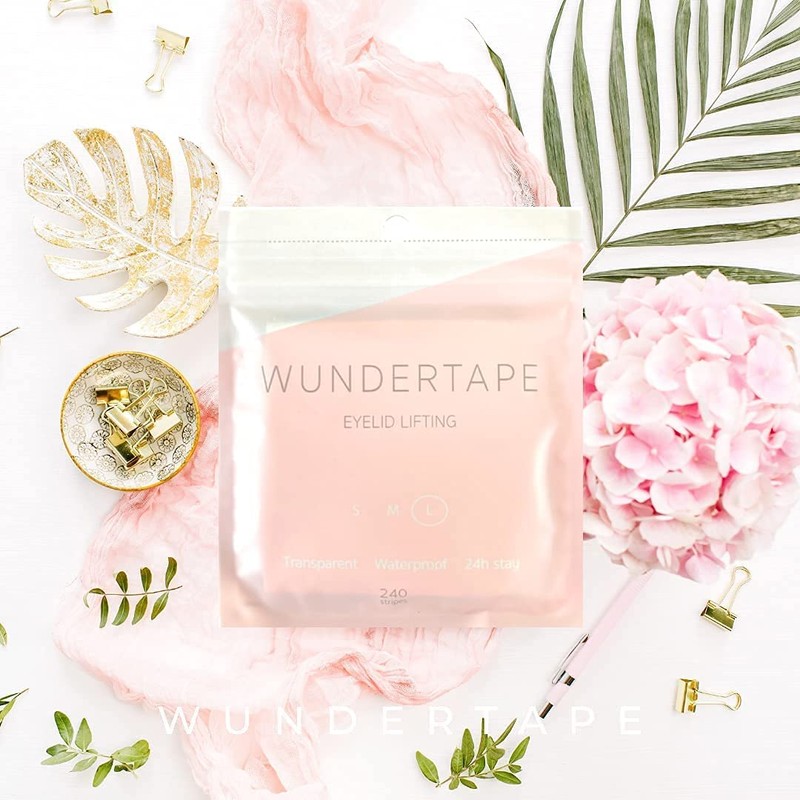 WUNDERTAPE Slip-On Lid Tape Strips for Eyelid Lifting without Surgery,