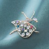 Wendalern Ballet Dancer Brooch Pin Sparkly Rhinestone Dancing Girl Safety