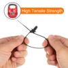 sourcing map 260Pcs Push Mount Cable Zip Tie 9 Size