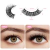 WLLHYF Russian Strip False Lashes Cat Eye Fluffy Wispy Faux