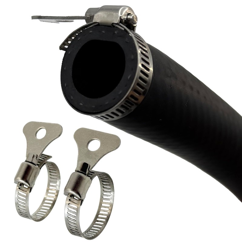 6FT Dishwasher Discharge Hose - 7/8" ID, 1.18Inch OD Nitrile