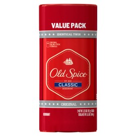 Old Spice Classic Deodorant for Men, 24hr Sweat & Odor Protection, Long Lasting Freshness, Clean & Masculine Fragrance, Original Scent, 3.25 oz (Pack of 2)