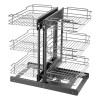 15\" Min Opening Blind Corner Pull Organizer 3 Tier 6