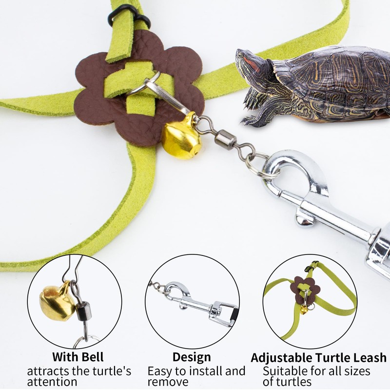 OOXYG Retractable Turtle Leash with Handle, Tortoise Leash and Harness