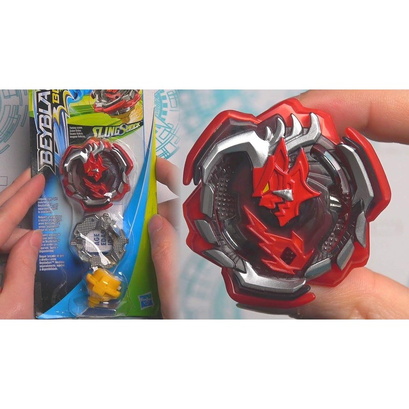 Beyblade Burst Turbo Slingshock Ogre O4 Single Battling Top, Right-Spin