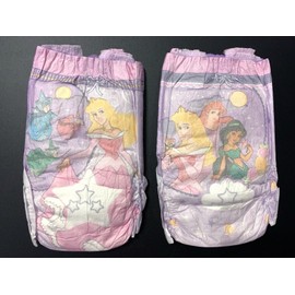 Huggies RARE Vintage 2006 Huggies Pull Ups Night Time Girls Princess 2T-3T - 8 CT