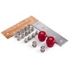 GOUNENGNAIL-Wall Mounted Copper Ground Bar Kit .157" x 2.36" x