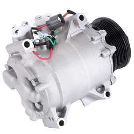 Hiolpen Air Conditioner A/C Compressor 38810RBBA01, 38810-RBB-A01，CO 10849T PAG100 7 Pulley Grooves 110 Pulley Diameter (mm) HS110 120 ml Compatible with 2004-2008 for Acura TSX