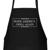 Funny BBQ Apron for Men - Make America Grill Again