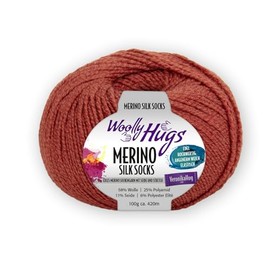Woolly Hugs Merino Silk Socks Approx. 420 m Col. 227 100 g