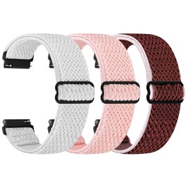TumpCez Quick Release Watch Band - Choice of Width -18mm 19mm 20mm 22mm 24mm Watch Bands, Solo Loop Adjustable Elastic Nylon Watch Straps Replacement Wristband for Men Women